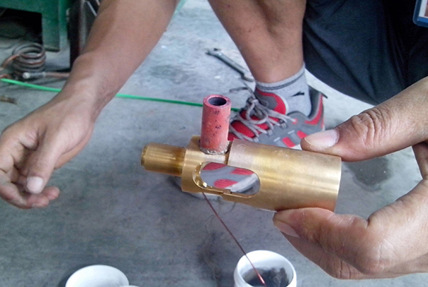 Brazing with Induction Heating